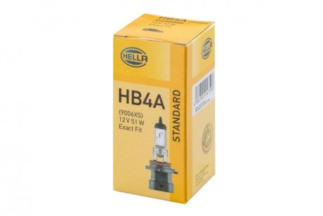 Автолампа Behr Standard HB4A P22d 51 W прозрачная HELLA 8GH005636201