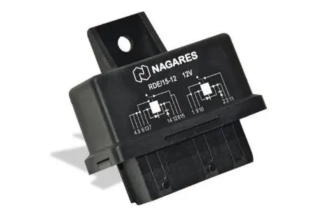Реле паливного насоса PSA 12V 20 / 30A (чорне) MAHLE KNECHT MR 7