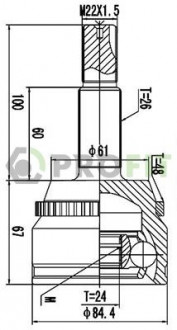 ШРУС PROFIT 2710-3071