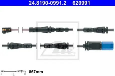 Датчик износа BMW 5-er Touring G31 2017 - ATE 24819009912