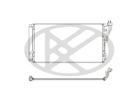 Радіатор кондиціонера в зборі KOYORAD CD810628