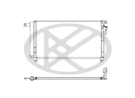 Радіатор кондиціонера в зборі KOYORAD CD820572