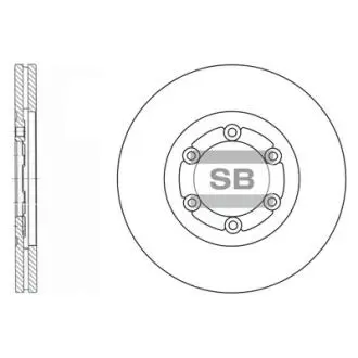 Диск гальмівний Hi-Q (SANGSIN) SD2008