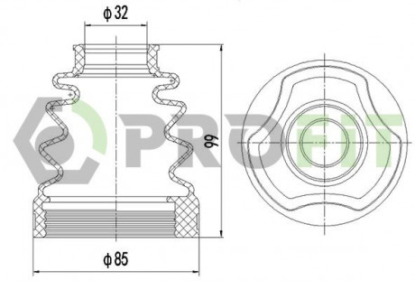 Пыльник ШРУС PROFIT 2810-0020 XLB