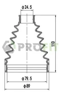Пыльник ШРУС PROFIT 2710-0052 XLB (фото 1)