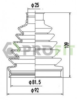 Пыльник ШРУС PROFIT 2710-0046 XLB
