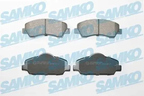 Тормозные колодки передние Cactus / C-Elysee / 301 / 308new (не вент. Диски) SAMKO 5SP1770