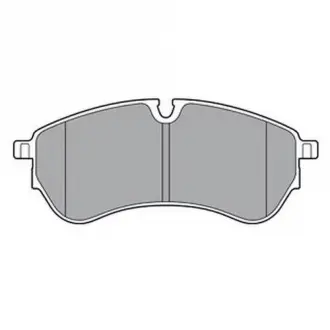 Колодки тормозные передние VAG 2N0698151
