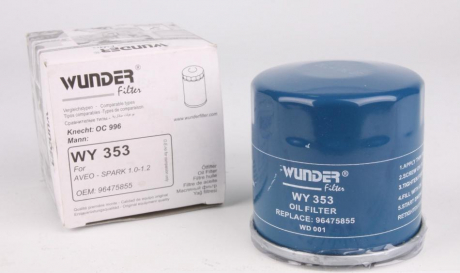 Фильтр масляный WUNDER FILTER WY 353