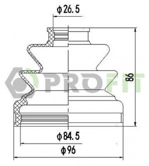 Пыльник ШРУС PROFIT 2810-0028 XLB