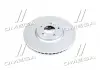 Диск тормозной Hyundai Santa Fe II 05 -13 JAKOPARTS J3300507 (фото 3)
