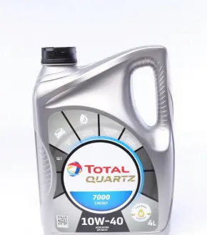 Масло моторное QUARTZ 7000 ENERGY 10W-40 4л TOTAL 214113