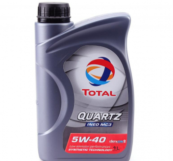 Моторное масло QUARTZ INEO C3 5W40. 12x1 lt (1 л) TOTAL 213789 (фото 1)