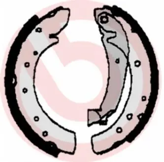 Барабанні гальмівні колодки Jumper / Boxer 1.8T Jumpy3 / Expert3 254x57 BREMBO S 23 516 (фото 1)