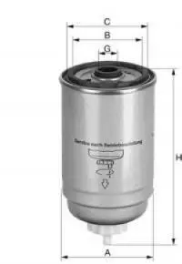 Паливний фільтр UNIFLUX FILTERS XNH25