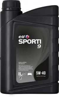 Масло моторное SPORTI 9 / 5W40 / 1л. / (VW 502.00 / 505.00, MB 229.3, BMW LL-01) ELF 214258
