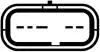 Регулятор потоку повітря (6 конт.) FORD FIESTA V / PEUGEOT 206, 207 1.4D 01- HELLA 8ET009142-391 (фото 2)