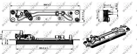 Охолоджувач мастила NRF 31285