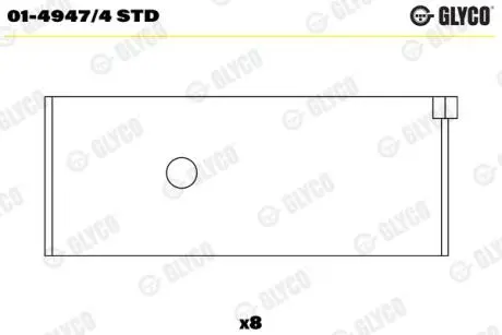 Шатунний підшипник Glyco 0149474STD