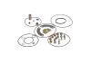 Ремкомплект турбины GARRETT GTB2260VK BMW 3 (E90) 05-11, VOLVO S40 II (MS) 2.4 D5 03.2006- 5000-010-168