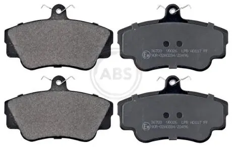 Колодки тормозные пер. Volvo 400 Series 88-97 A.B.S 36703