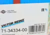 Прокладка коллектора двигателя металлическая VICTOR REINZ 71-34334-00 (фото 2)