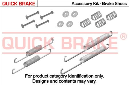 Монтажный комплект колодки QUICK BRAKE 1050809 (фото 1)