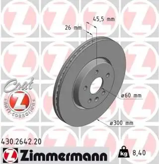 Тормозные диски ZIMMERMANN 430264220