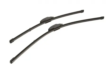 Комплект стеклоочистителей SILENCIO FLAT BLADE SET / бескаркасный / 600 • 500 мм. / Со спойлером / Valeo 577836