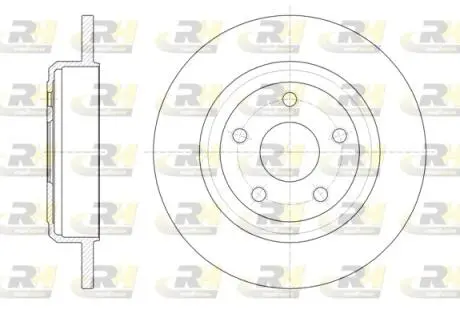 Гальмівний диск ROADHOUSE 61669.00