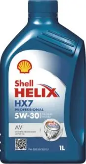 Масло моторне Helix HX7 Professional AV 5W-30 (1 л) SHELL 550046311