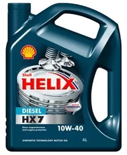 Масло моторне Helix HX7 Diesel 10W-40 (4 л) SHELL 550040425
