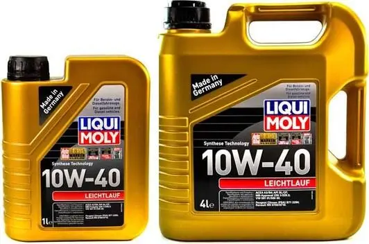 Масло моторное Liqui Moly Leichtlauf 10W-40 (1 л) LIQUI MOLY 9500 (фото 1)