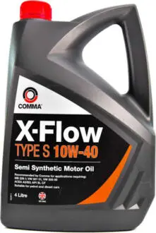 Масло моторное X-Flow Type S 10W-40 (4 л) COMMA XFS4L