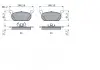 Тормозные колодки дисковые SEAT / SKODA Leon / Scala / Kamiq &quot;F&quot; 12 &gt;&gt; BOSCH 0986424846 (фото 5)
