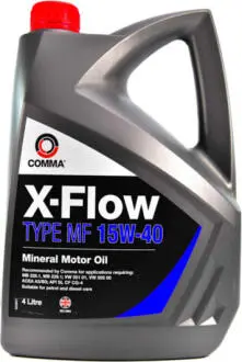 Масло моторное X-Flow Type MF 15W-40 (4 л) COMMA XFMF4L