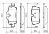 Тормозные колодки дисковые MINI Cooper / One \ &#039;\&#039; R \ &#039;\&#039; 14 &gt;&gt; BOSCH 0986495427 (фото 1)