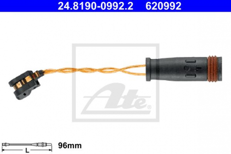 Датчик зносу гальмівних колодок ATE 24819009922