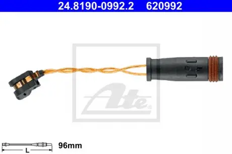 Датчик износа MERCEDES Sprinter VS30 W910 W907 201 ATE 24819009922 (фото 1)