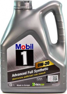 Масло моторне 1 0W-20 (4 л) MOBIL 152043