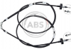 Трос ручного тормоза зад. Astra G 98- (диск) (1593 / 1400x2) (Bosch) K12046