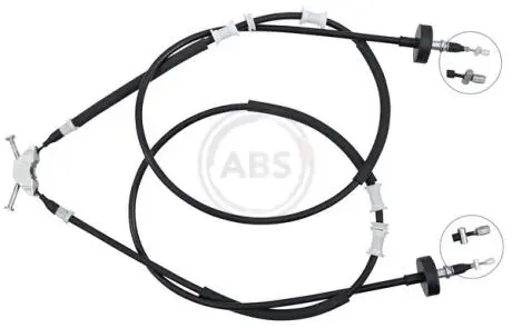 Трос ручного тормоза зад. Astra G 98- (диск) (1593 / 1400x2) (Bosch) A.B.S K12046