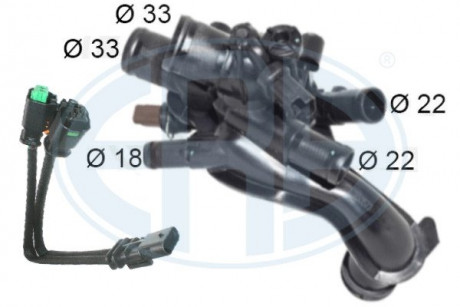 Термостат, охлаждающая жидкость ERA 350573A