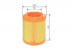 Повітряний фільтр BOSCH F 026 400 413 (фото 6)