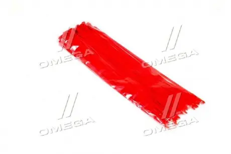 Хомут пластиковий 7.6х500мм. червоний 100шт. / уп. <> RIDER RD22-7.6х500R