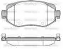 Тормозные колодки передние Megane4 (диск 280mm) Woking P16243.08 (фото 1)