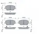 Тормозные колодки дисковые JEEP Renegade &quot;F&quot; 14 &gt;&gt; BOSCH 0986424841 (фото 5)