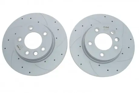 Диск тормозной передний правый (перфорированная линия Geomed) VIKA 66151716701