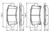 Комплект гальмівних колодок, дискові гальма BOSCH 0986495444 (фото 1)