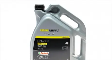 Олива Castrol GTX RN 5W40 RN 710 5L RENAULT 7711658111